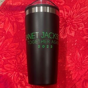 Janet Jackson Black and Green Tumbler Together Again 2023